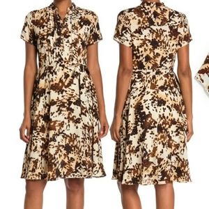 Nanette Pleated Shirtdress